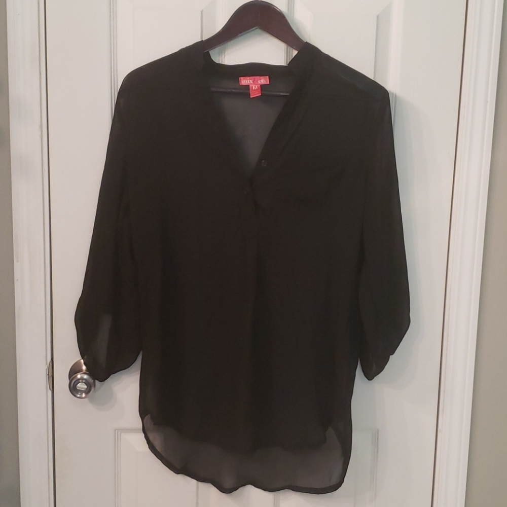 Mix&co black blouse